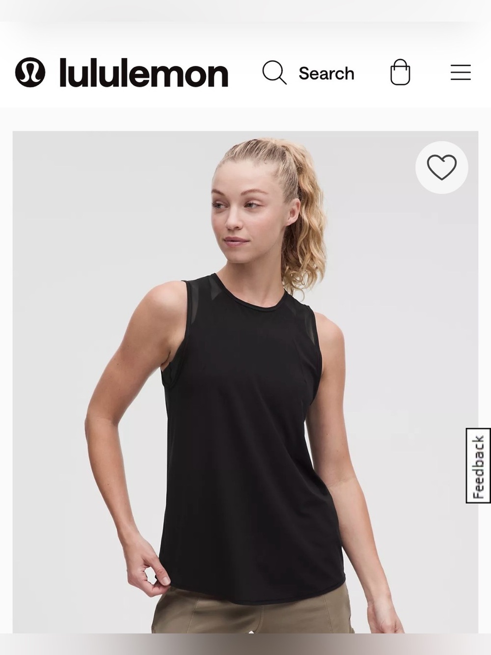 Lululemon Sculpt Tank Top